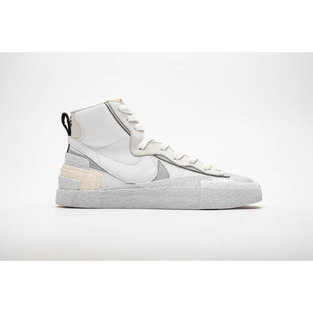 PK GOD Blazer Mid sacai White Grey
