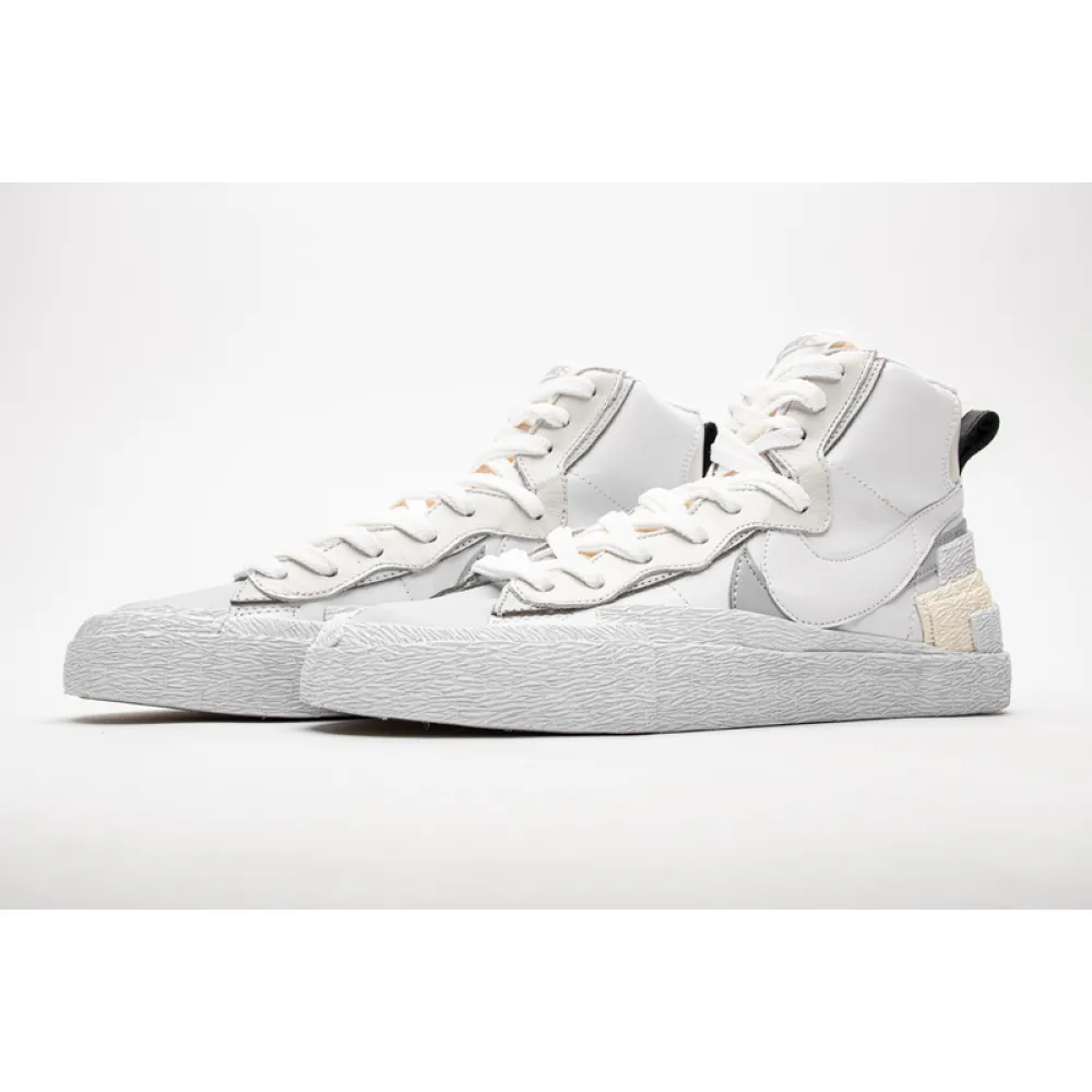 PK GOD Blazer Mid sacai White Grey