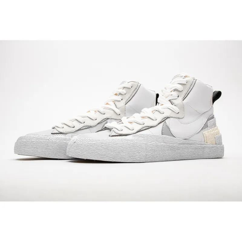 PK GOD Blazer Mid sacai White Grey