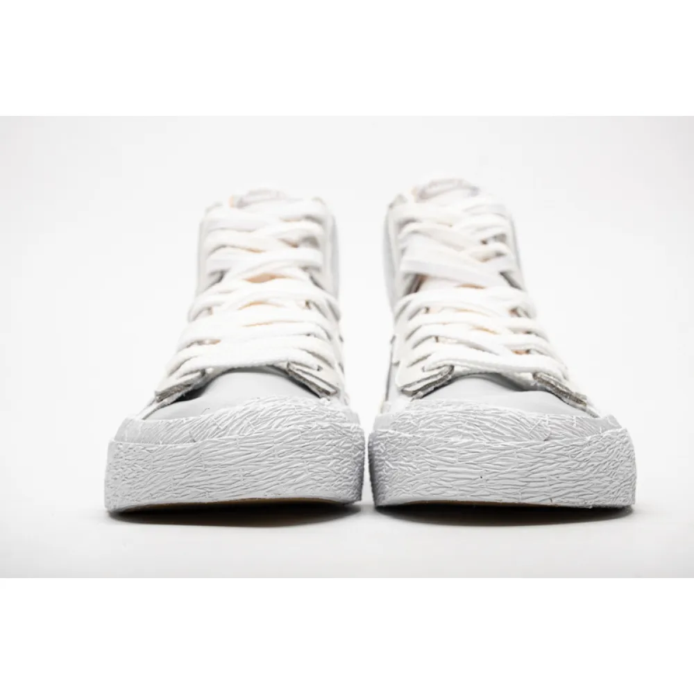 PK GOD Blazer Mid sacai White Grey