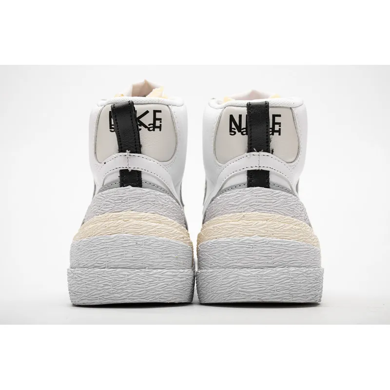 PK GOD Blazer Mid sacai White Grey