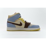 OG Jordan 1 Mid SE Fearless Maison Chateau Rouge