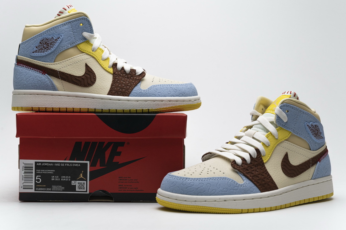 OG Jordan 1 Mid SE Fearless Maison Chateau Rouge