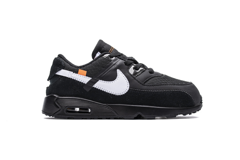 BMLin Air Max 90 OFF-WHITE Black White (TD)