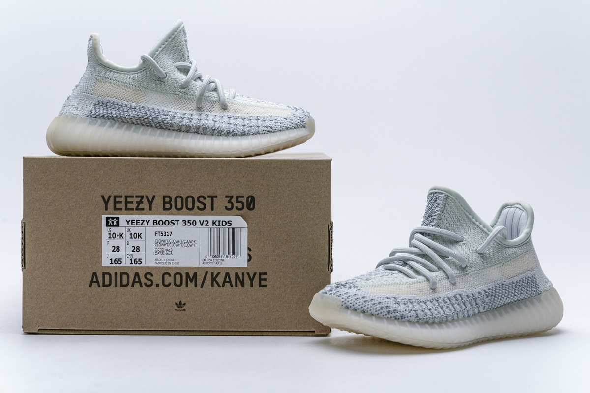 Yeezy kids shoes | BMLin Yeezy Boost 350 V2 Cloud White (Non-Reflective)