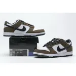 PKGoden SB Dunk Low White Black Trail End Brown