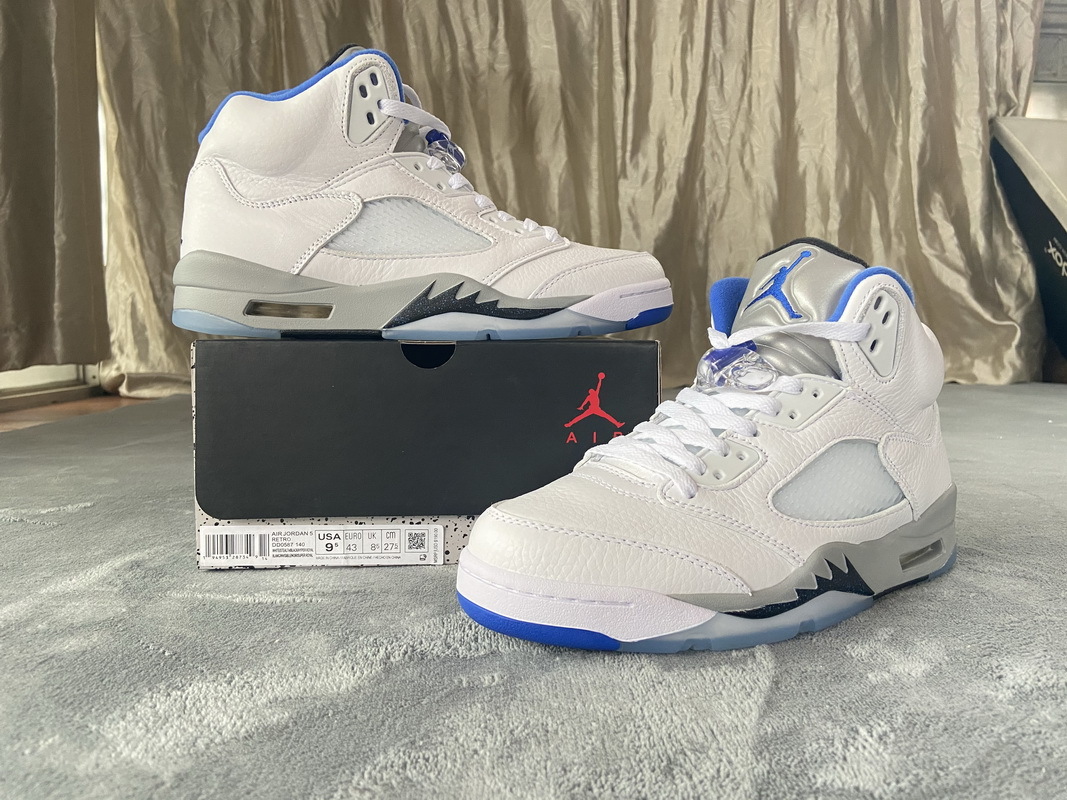 PKGoden Jordan 5 Retro White Stealth (2021)