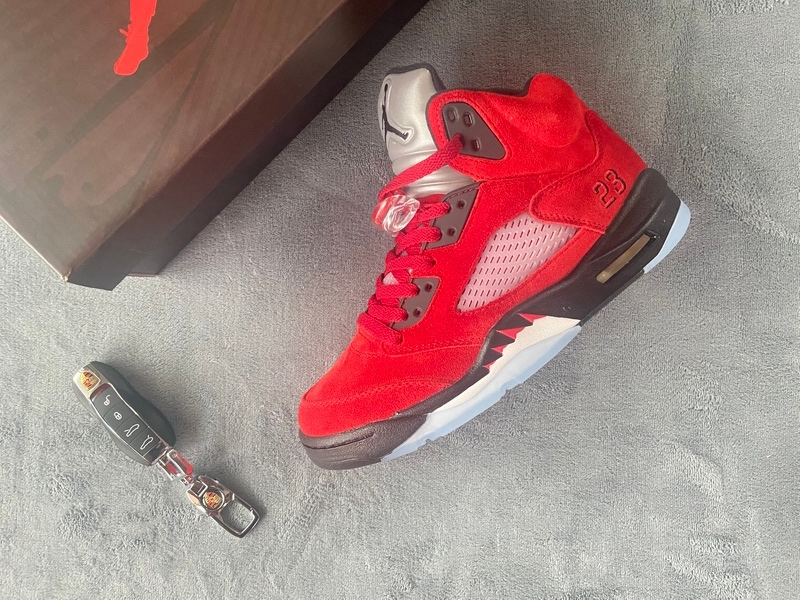 PKGoden Jordan 5 Retro Raging Bull Red (2021)