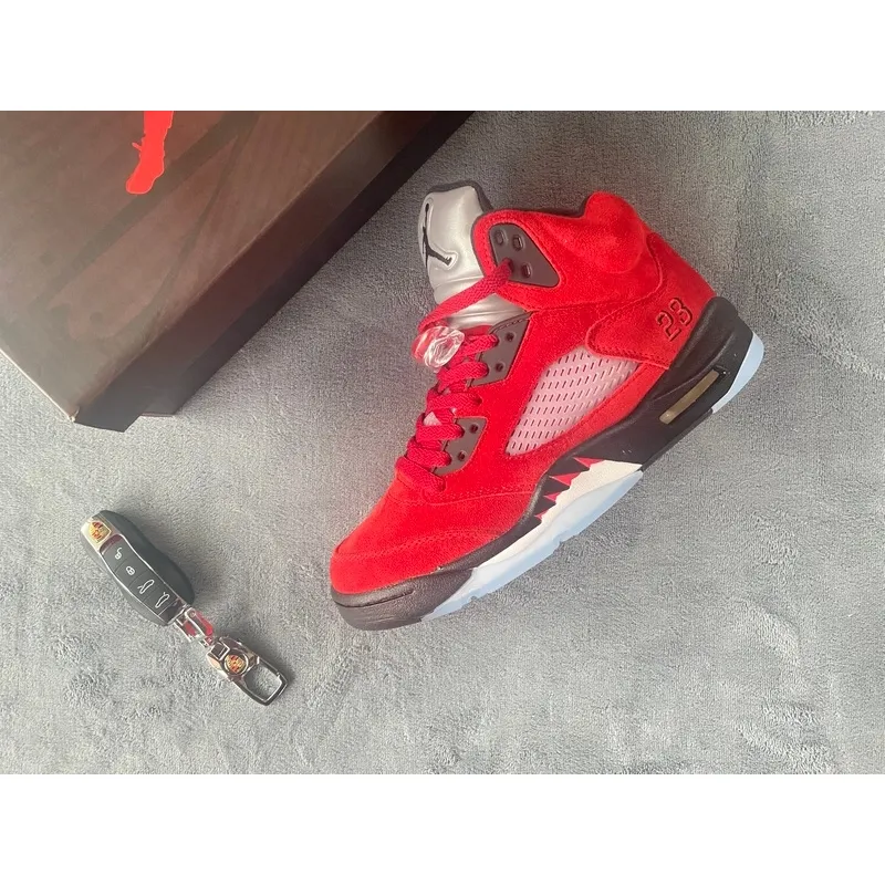 PKGoden Jordan 5 Retro Raging Bull Red (2021)