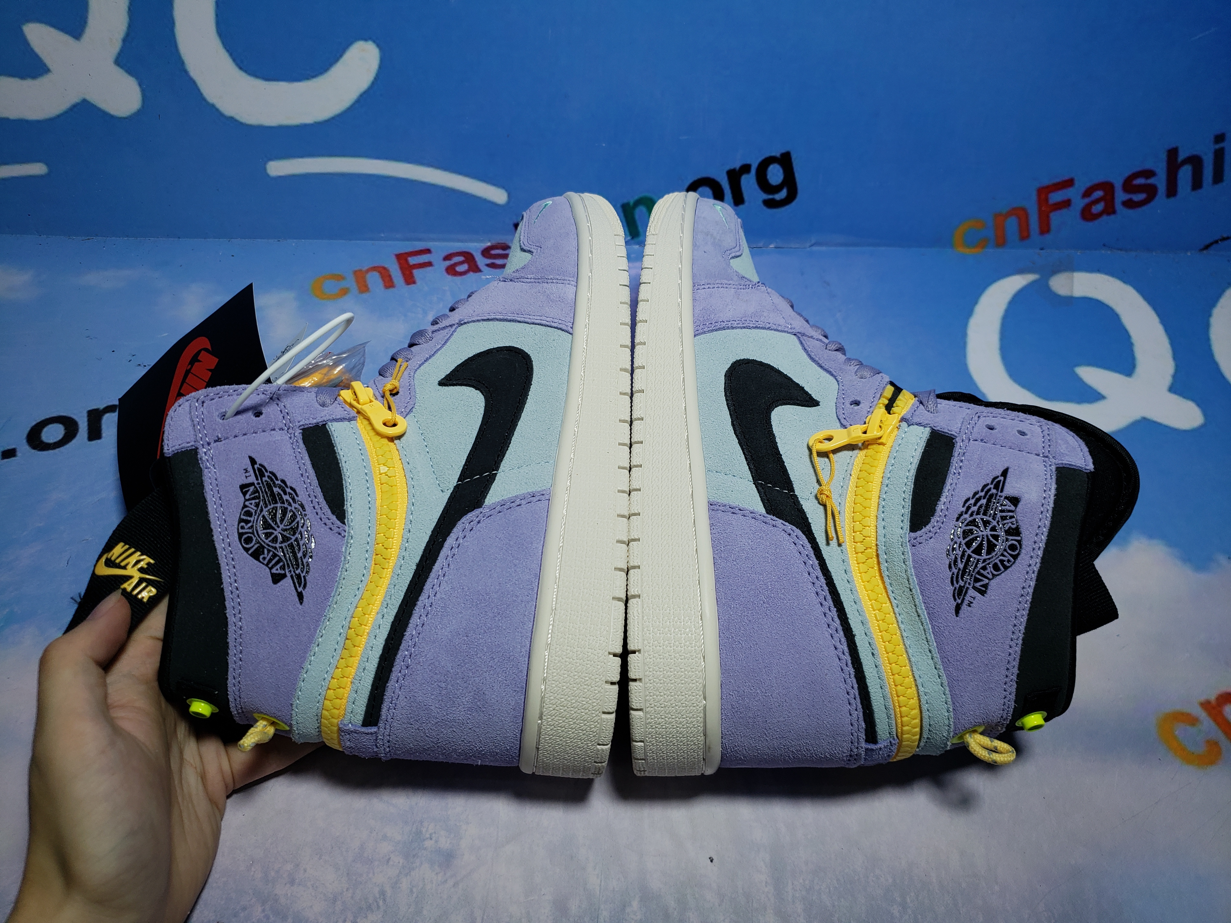 PKGoden Jordan 1 High Switch Purple Pulse