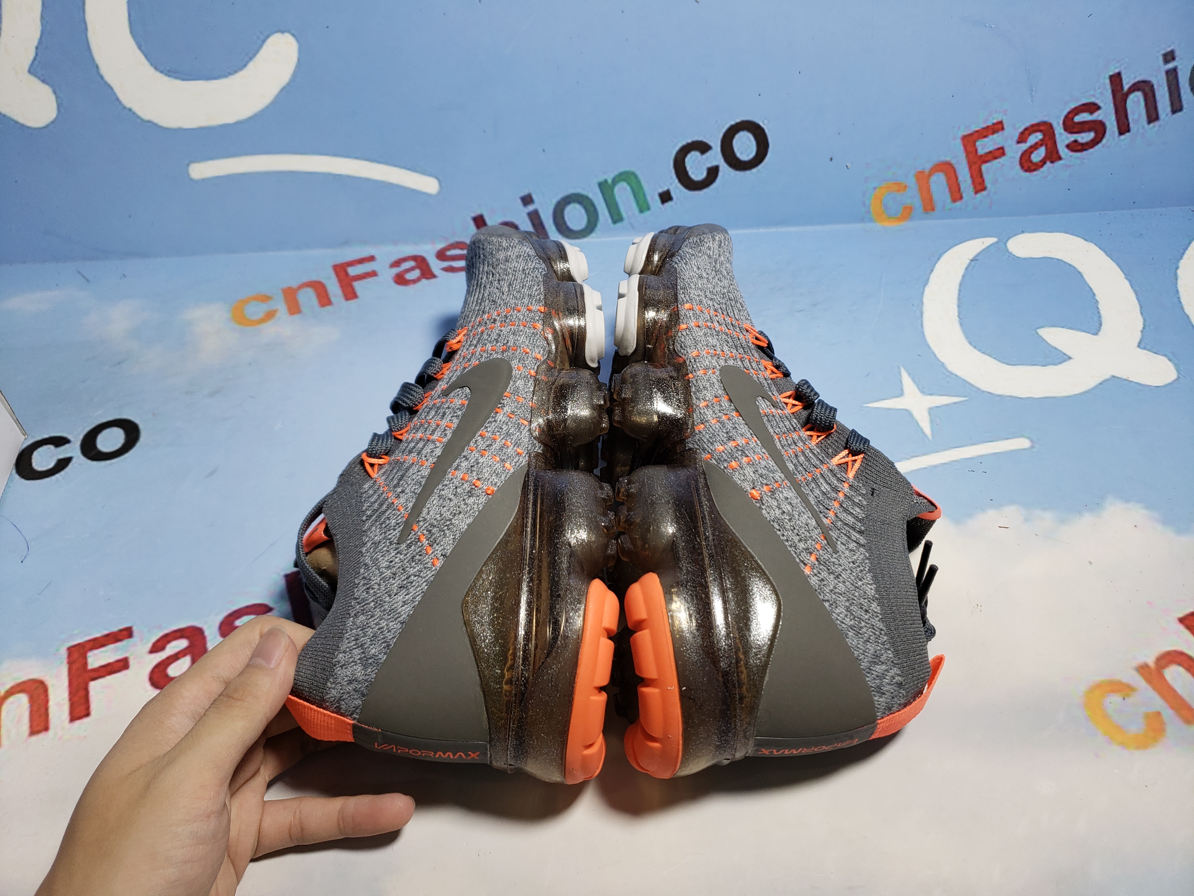 OG Air VaporMax Flyknit 3 Aviator Grey Metallic Pewter