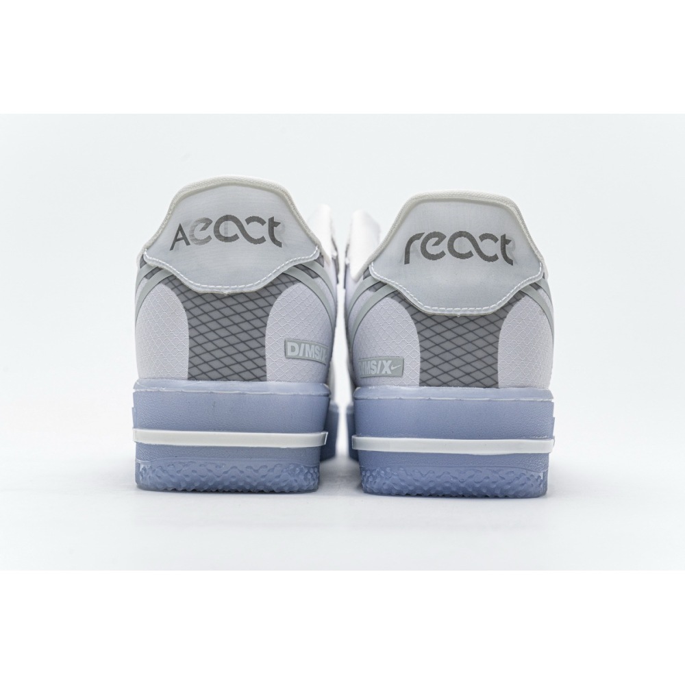 OG Air Force 1 React White Light Bone