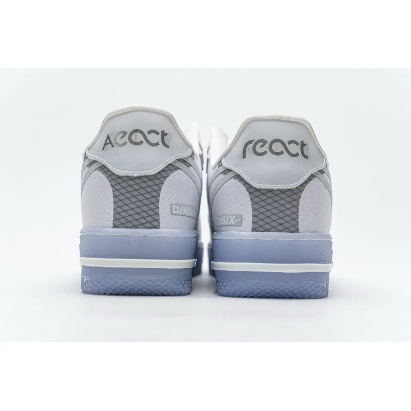 OG Air Force 1 React White Light Bone