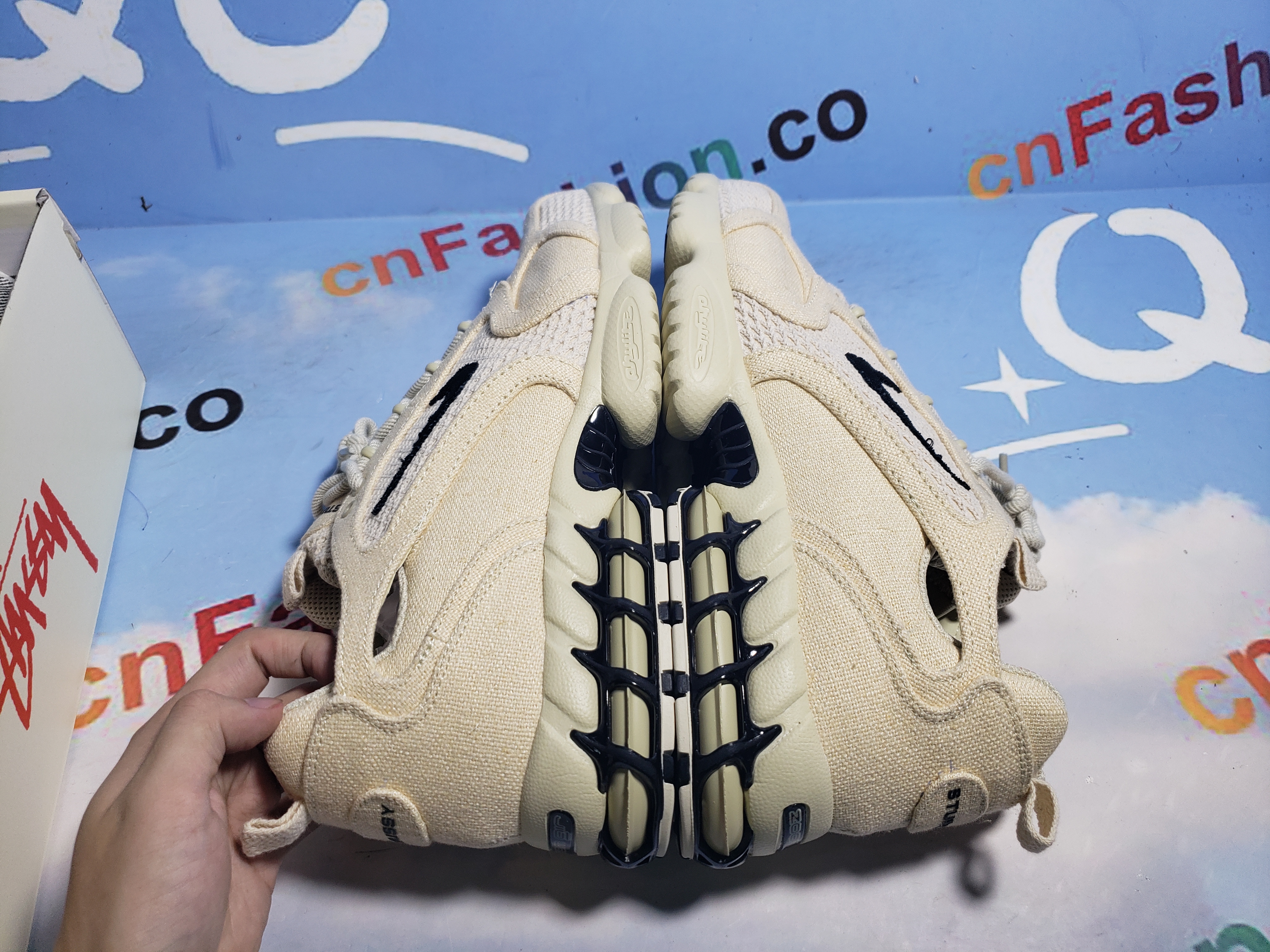 PKGoden Air Zoom Spiridon Cage 2 Stussy Fossil