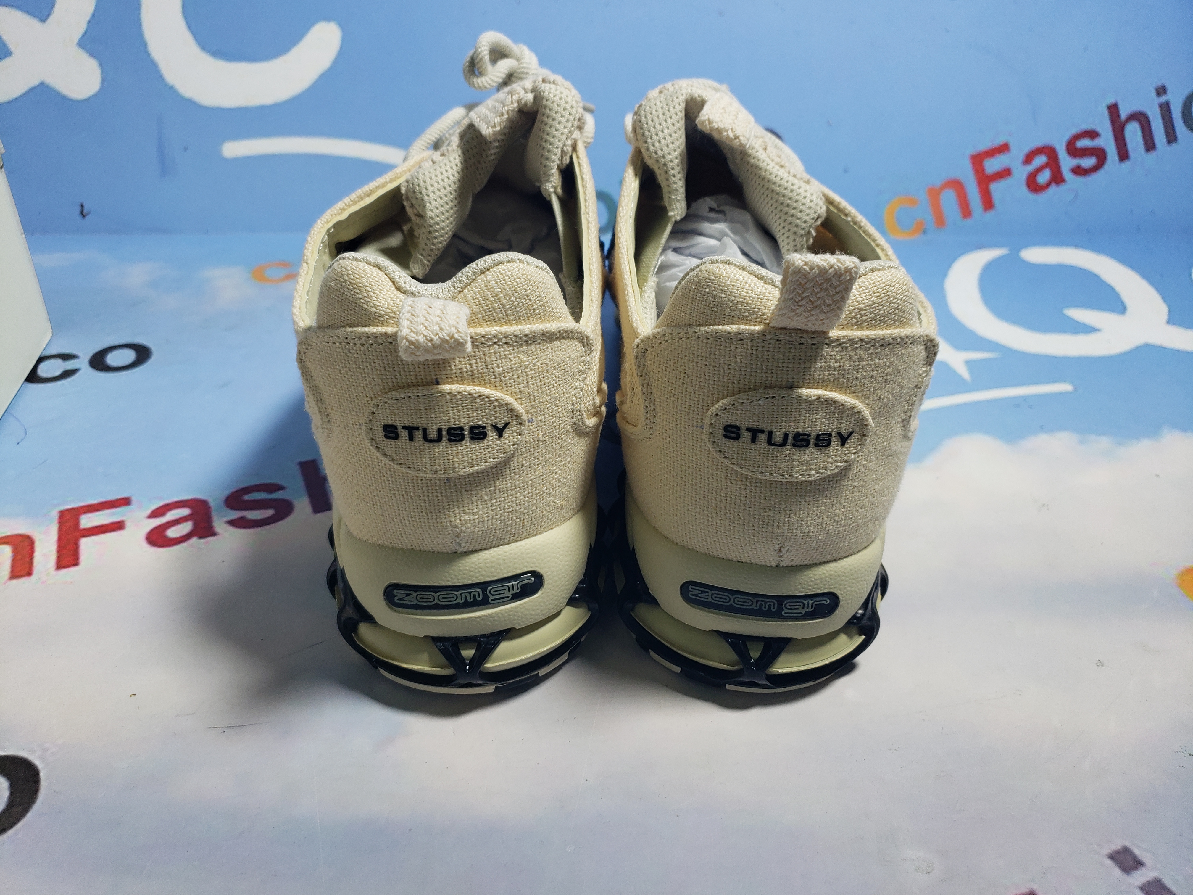 PKGoden Air Zoom Spiridon Cage 2 Stussy Fossil