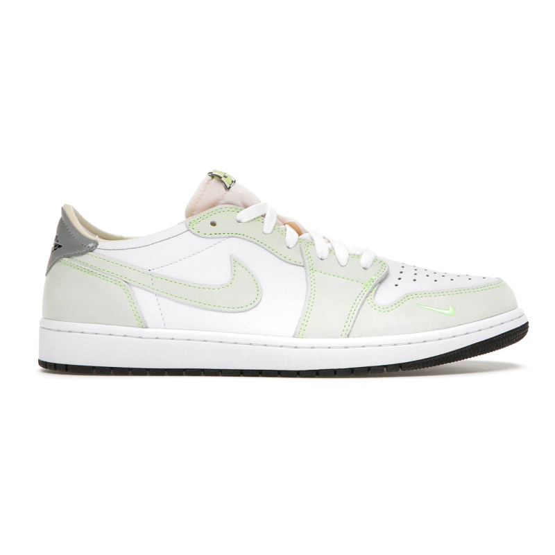 BMLin Jordan 1 Retro Low White Ghost Green Black
