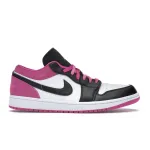 BMLin Jordan 1 Low Black Active Fuchsia