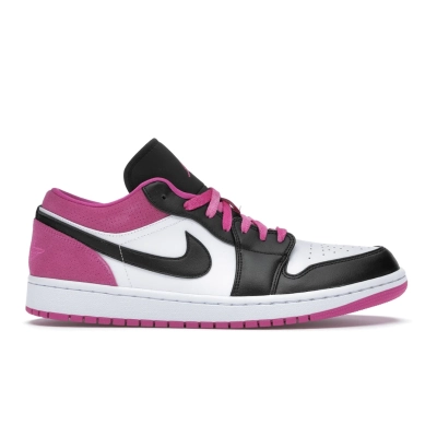 BMLin Jordan 1 Low Black Active Fuchsia 01