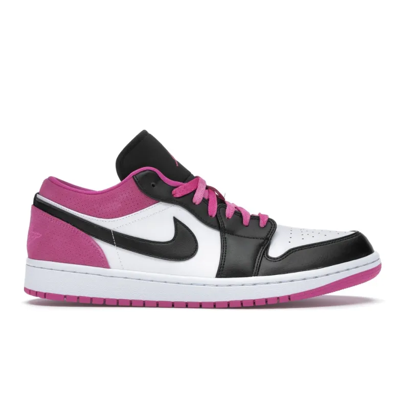 BMLin Jordan 1 Low Black Active Fuchsia