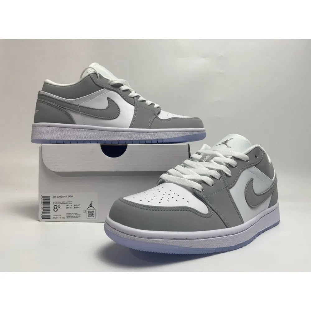 BMLin Jordan 1 Retro Low Wolf Grey