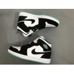 OG Jordan 1 Mid White Black Teal Tint (GS)