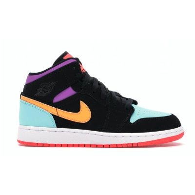 OG Jordan 1 Mid Multi-Color (GS) 01
