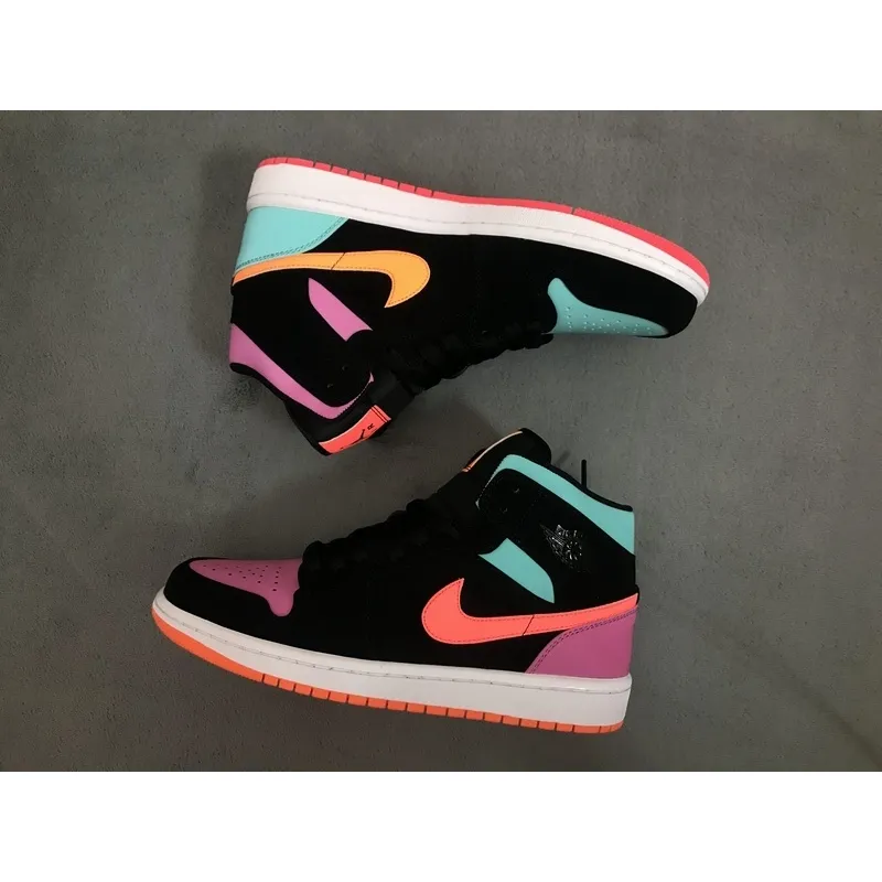 OG Jordan 1 Mid Multi-Color (GS)