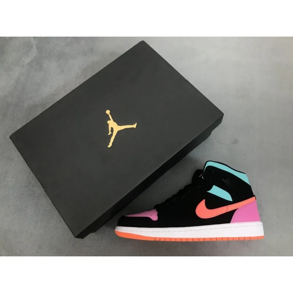OG Jordan 1 Mid Multi-Color (GS)