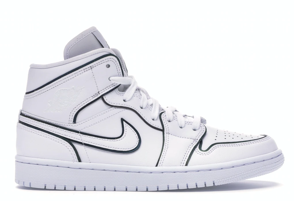 OG Jordan 1 Mid Iridescent Reflective White (W)