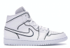 OG Jordan 1 Mid Iridescent Reflective White (W)
