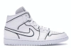 OG Jordan 1 Mid Iridescent Reflective White (W)