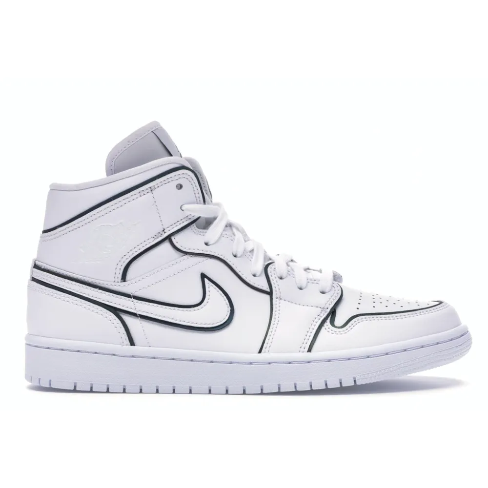 OG Jordan 1 Mid Iridescent Reflective White (W)
