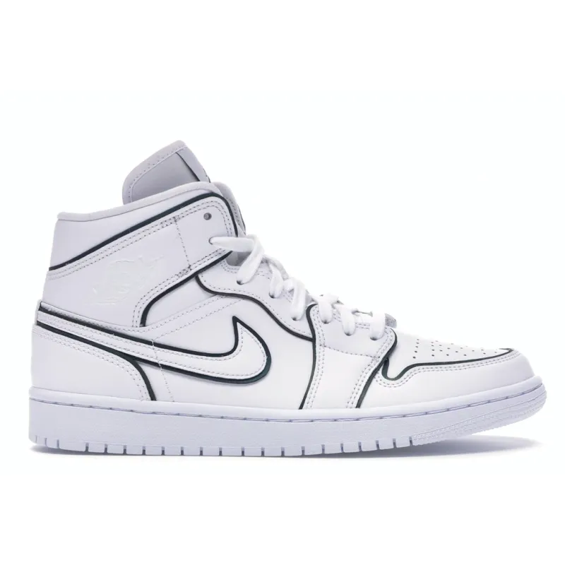 OG Jordan 1 Mid Iridescent Reflective White (W)