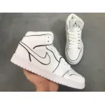 OG Jordan 1 Mid Iridescent Reflective White (W)