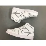 OG Jordan 1 Mid Iridescent Reflective White (W)
