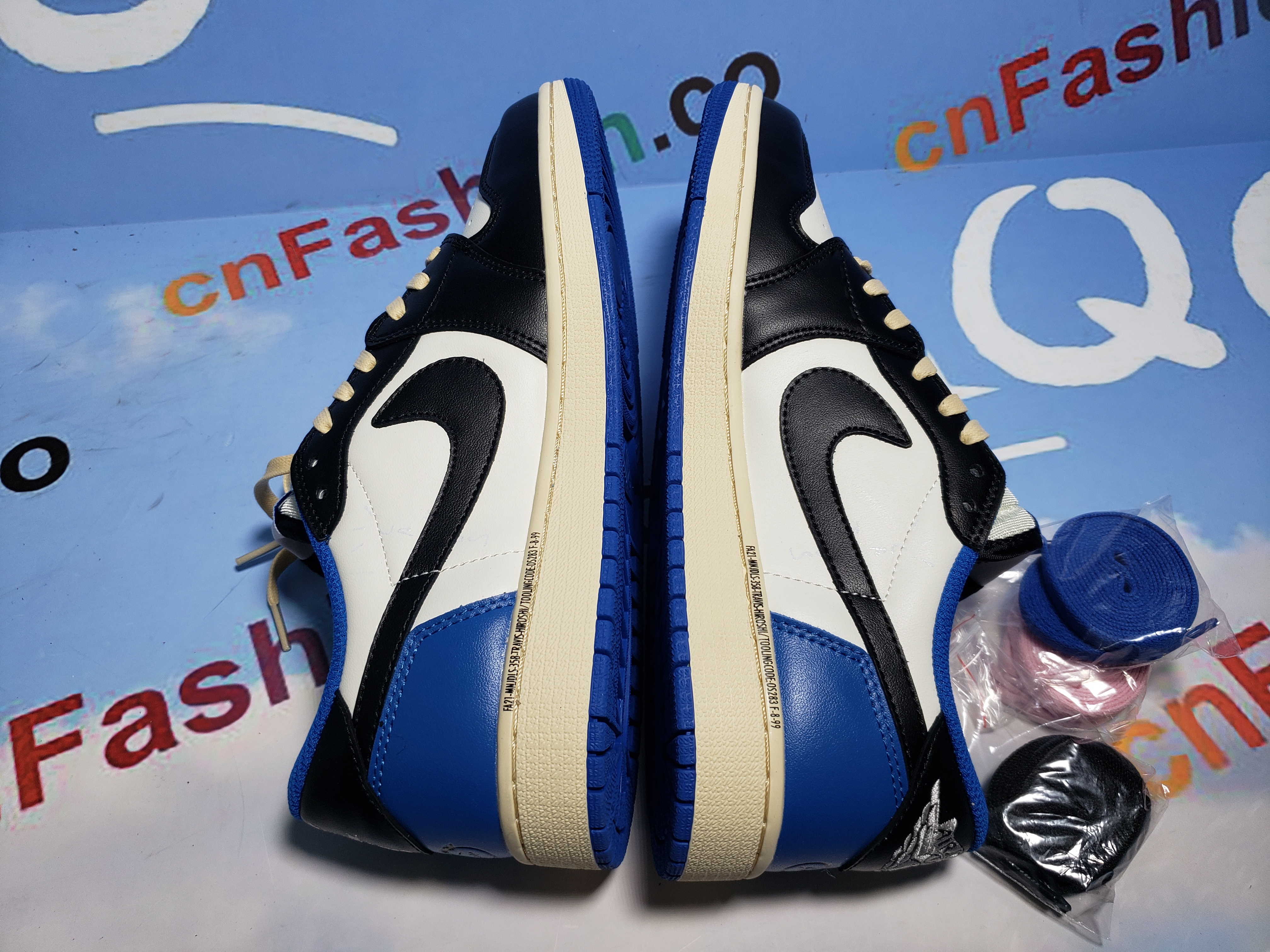 BMLin Jordan 1 Low Travis Scott x Fragment Design 