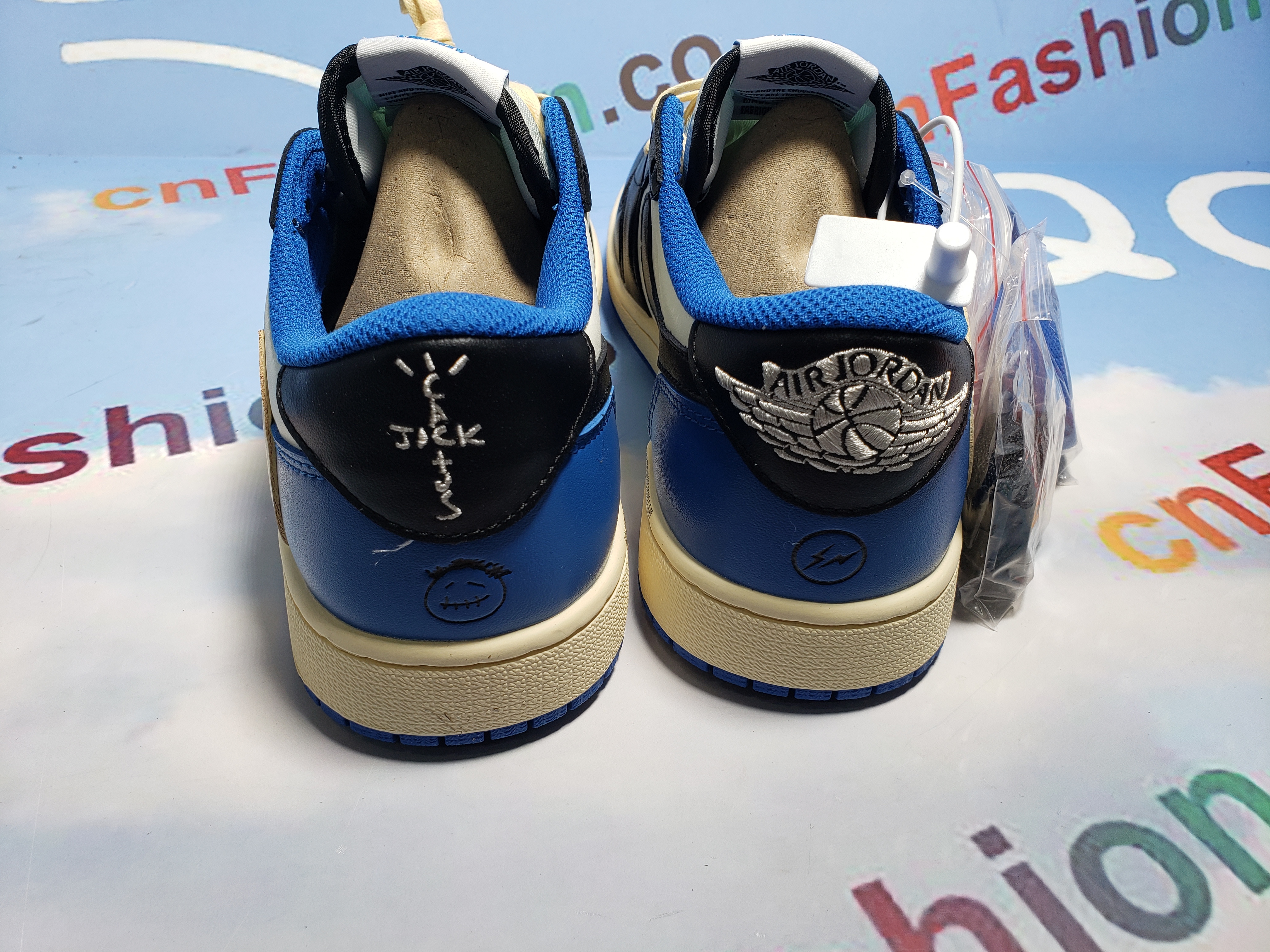 BMLin Jordan 1 Low Travis Scott x Fragment Design 