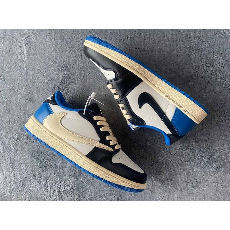BMLin Jordan 1 Low Travis Scott x Fragment Design 