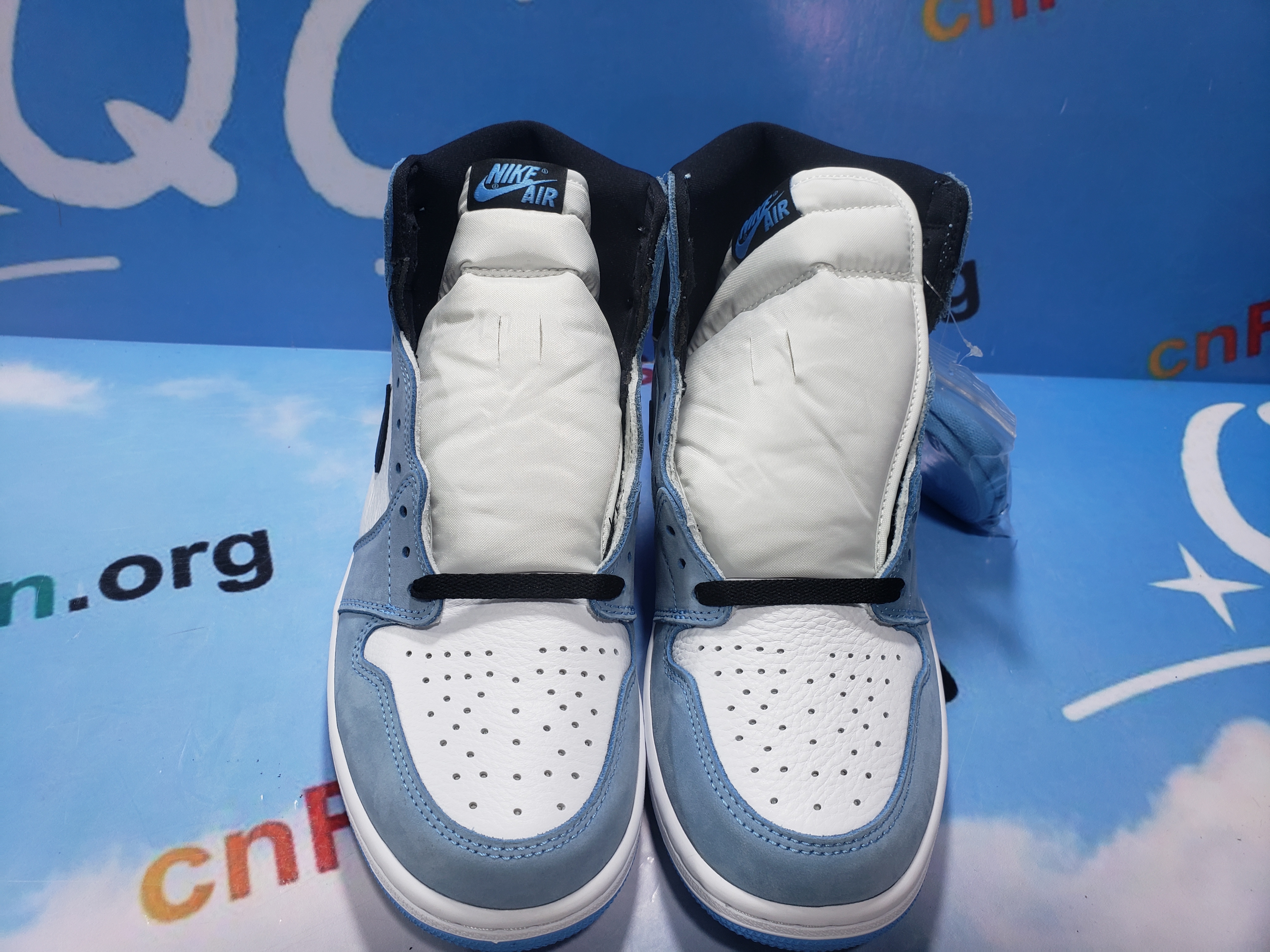 PKGoden Jordan 1 Retro High White University Blue Black