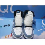 PKGoden Jordan 1 Retro High White University Blue Black