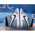 PKGoden Jordan 1 Retro High White University Blue Black