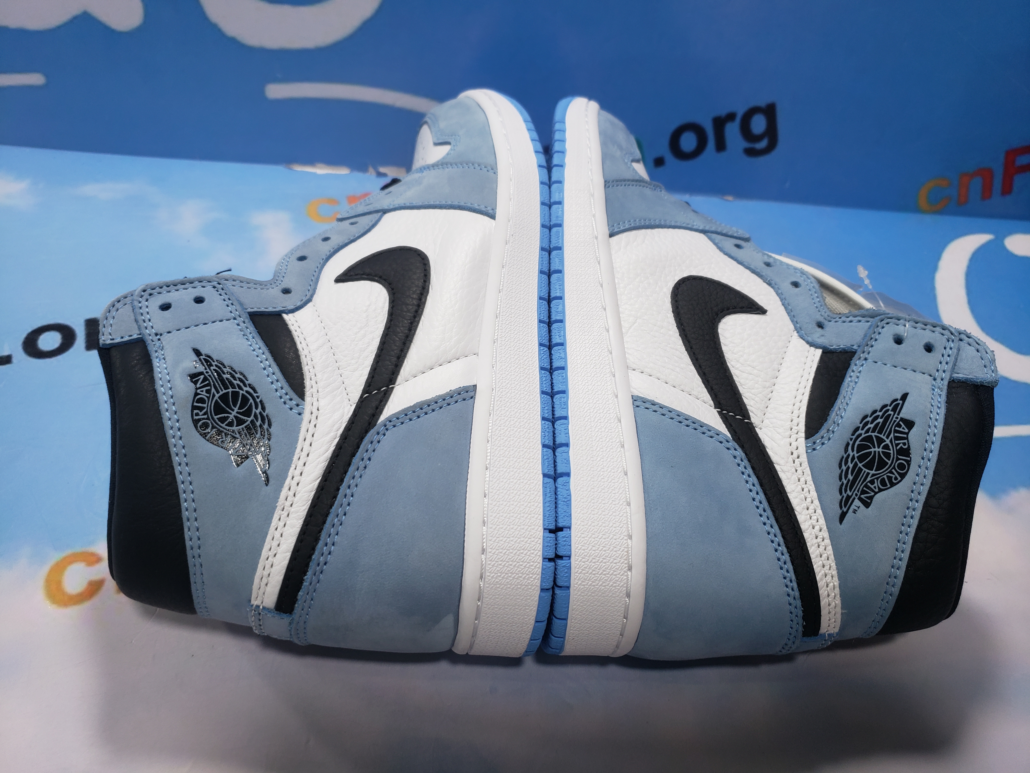 PKGoden Jordan 1 Retro High White University Blue Black