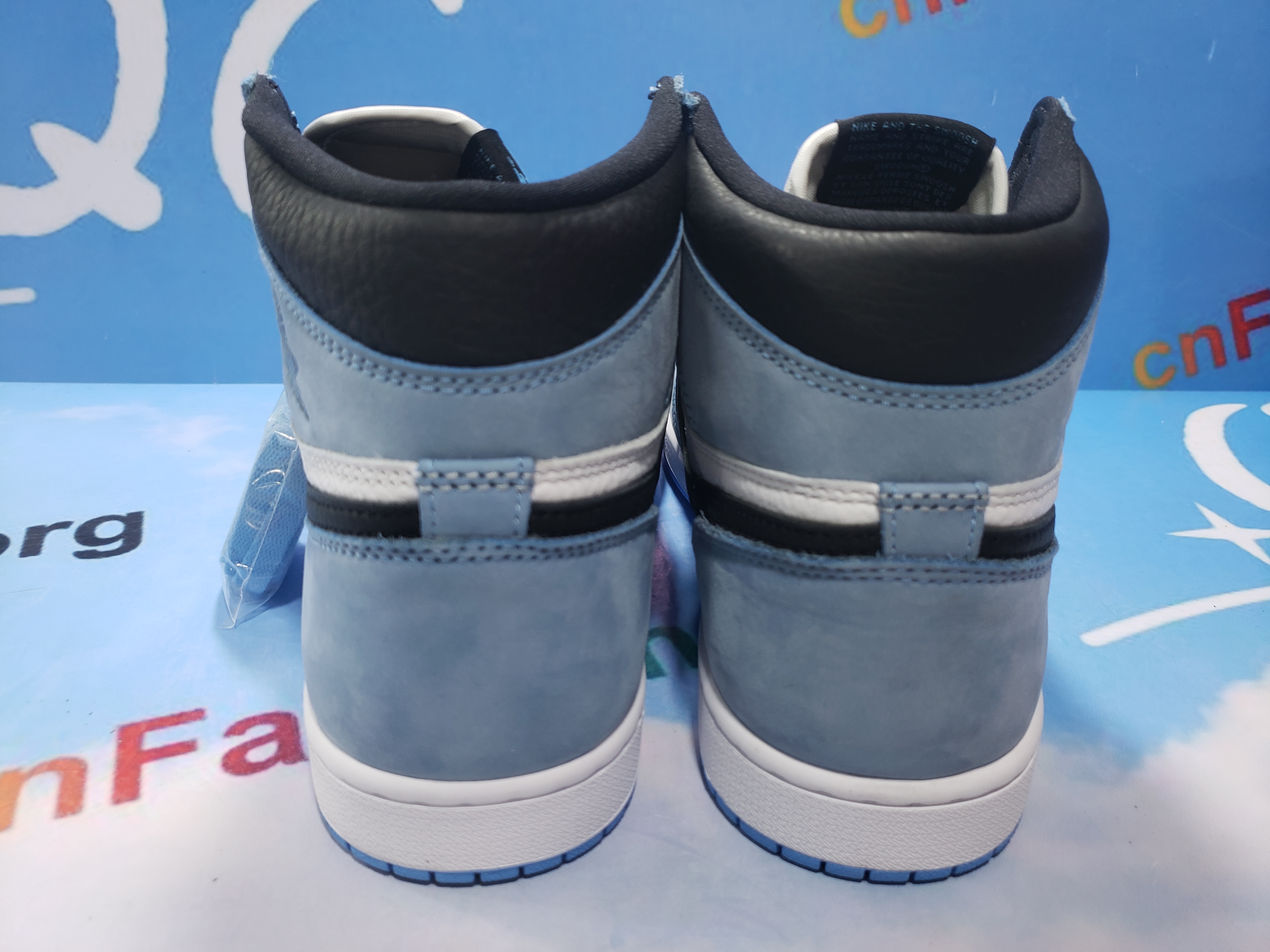 PKGoden Jordan 1 Retro High White University Blue Black