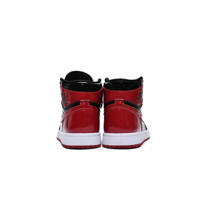 BMLin Jordan 1 High OG Bred Patent ，555088-063