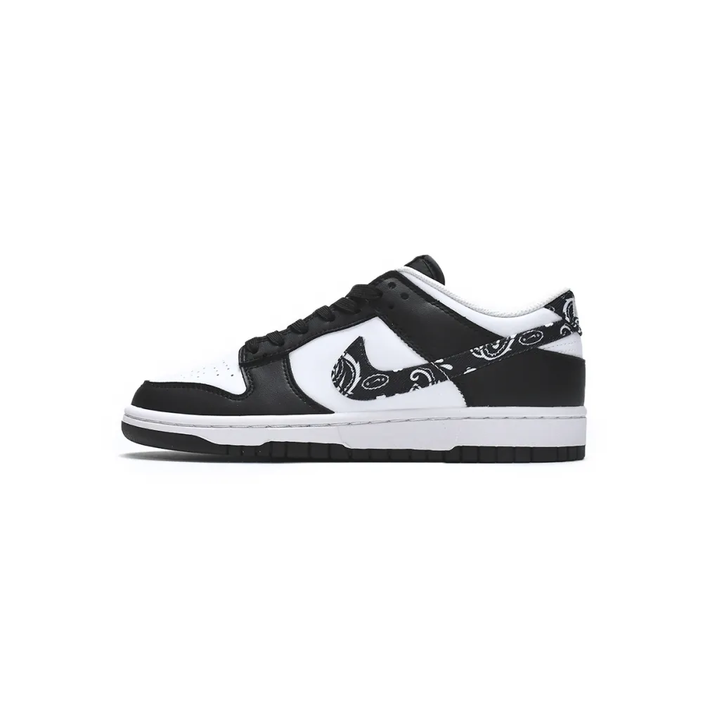 OG Dunk Low Essential Paisley Pack Black， DH4401-100