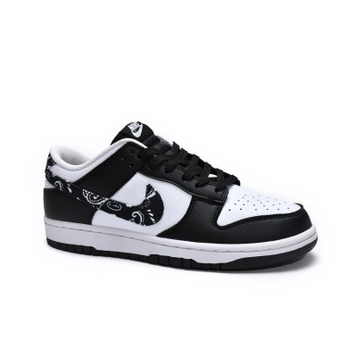 OG Dunk Low Essential Paisley Pack Black， DH4401-100 02