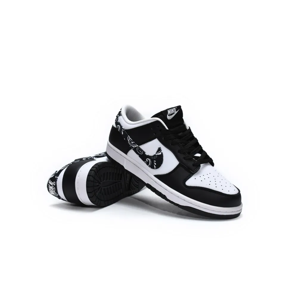 OG Dunk Low Essential Paisley Pack Black， DH4401-100
