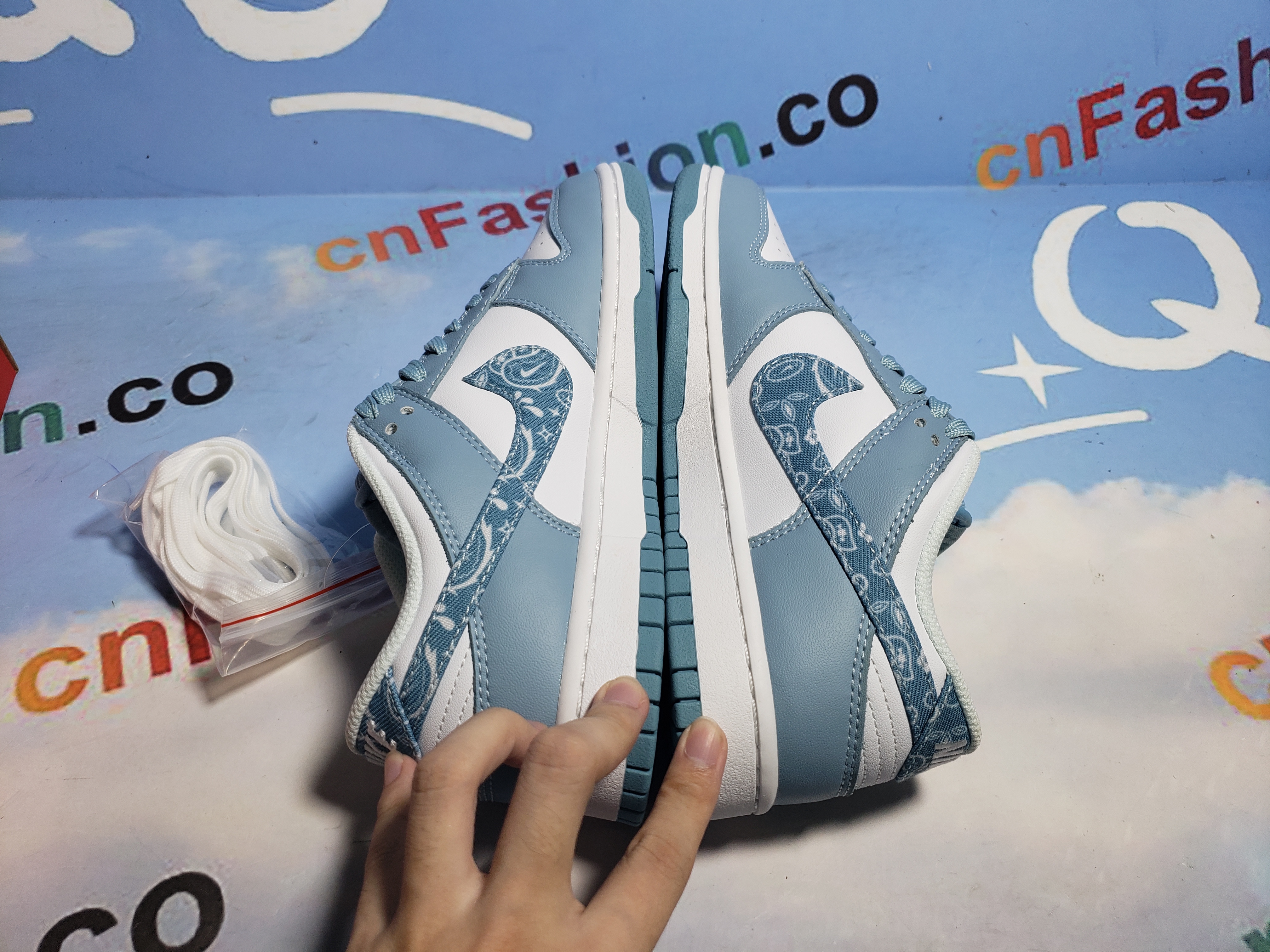 PKGoden Dunk Low Blue Paisley,DH4401-101