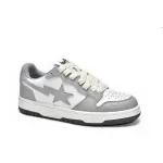 PKGoden A Bathing Ape Court Sta Light Grey Cream,  001FWG701033X