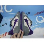 PKGoden A Bathing Ape Court Sta Mist Grey Royal Purple, 001FWG701032X
